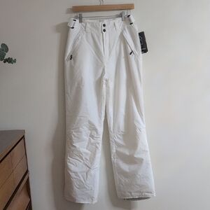 rawik white waterproof snowpants